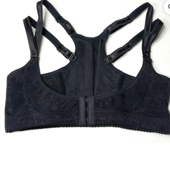 Chic Shaper  Push Up Bra Small Black Lace Adjustable Straps -M (36-38) - Picture 8 of 9